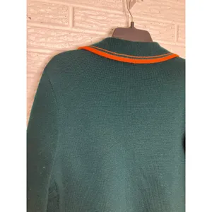Vintage Gimbels 100% wool‎ double breasted blazer made in Italy emerald green thumbnail 7
