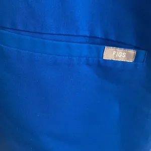 Figs Technical Collection Women’s Size XL Blue Color Scrub Top thumbnail 3