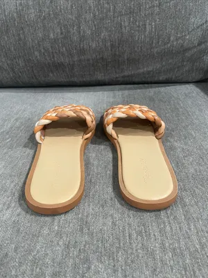The Suzi Slide Sandal in Multi Woven Leather Size 9 thumbnail 8