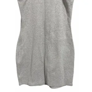Aritzia TNA Quartz Ribbed Bodycon Mini Dress Heather Gray Women's‎ Size Large thumbnail 6