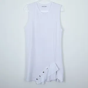 Zara‎ Sleeveless Ruffle Hem Shift Dress Size Medium thumbnail 2