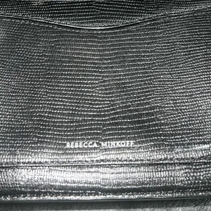 Rebecca Minkoff Love Too Black Leather Embossed Crossbody Handbag thumbnail 6