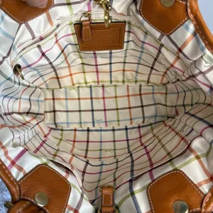 y2k COACH 2007 11791 Heritage Striped Tote Handbag thumbnail 9