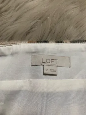 Loft Brushed Plaid Mini Skirt Size 12 thumbnail 5