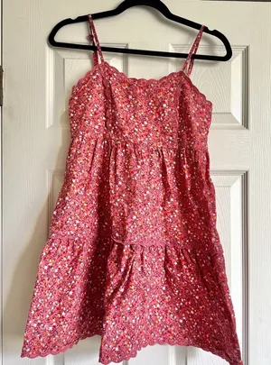 Aeropostale Floral Babydoll Dress Red / Pink Size XS thumbnail 1