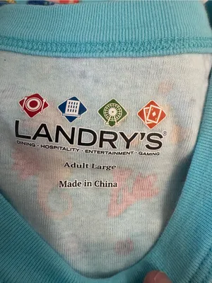 Landry's aqua pajamas with sea life pattern thumbnail 3