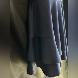 Windsor Juniors Navy Lace & Sequin Bodice Flared Cocktail Party Prom Dress SZ 9 thumbnail 7