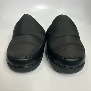 Urban outfitters Lily puffer slip on shoes slippers black womens size 7‎ trendy thumbnail 3
