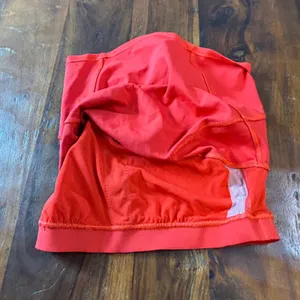 Lululemon Asymmetric Yoga Tank Top Red‎ Nulu One Shoulder Size 2 LW1EI5S thumbnail 4