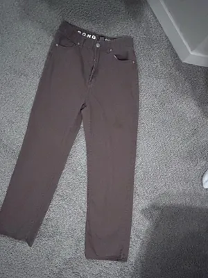 S.o.n.g. Dark Brown 90’s Boyfriend Jeans Straight Leg thumbnail 2