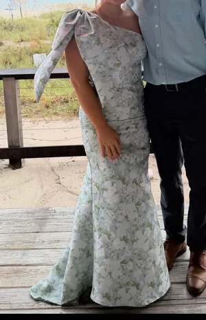 Bridesmaid Dress Blue Size 8 thumbnail 1