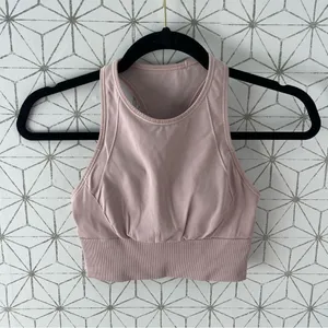 Lululemon Ebb to Train Bra *Medium Support, C/D Cup Porcelain Pink thumbnail 6
