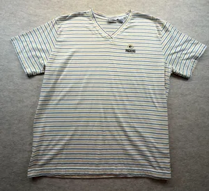 Vintage Green Bay Packers Game Day Moretz Striped V-Neck Shirt 18/20W NFL thumbnail 1