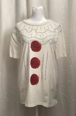 Warner Bros. Cream IT Pennywise T-Shirt Halloween thumbnail 1