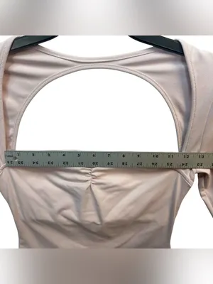 Princess Polly Pink Cutout Ruched Long Sleeve Crop Top Women’s US 4 Y2K thumbnail 9