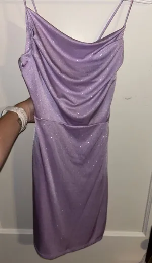 Windsor Purple Sparkly Dress thumbnail 1