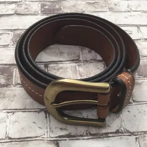 NWOT Women’s Tan Leather Belt thumbnail 1