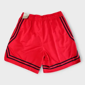 Nike Women Fly Crossover Shorts 7" University Red Black Stripes & Elastic Waist thumbnail 4