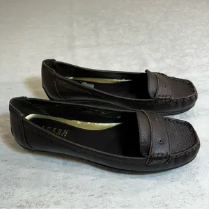 Lauren Ralph Lauren Dark Brown Leather Loafers thumbnail 3