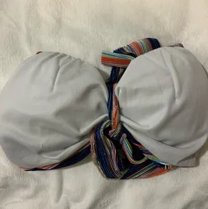 Women’s Windsor Striped Multi Colored Bow-Tie Bandeau Bikini Top thumbnail 5