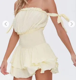 Forever 21 Yellow Romper thumbnail 1
