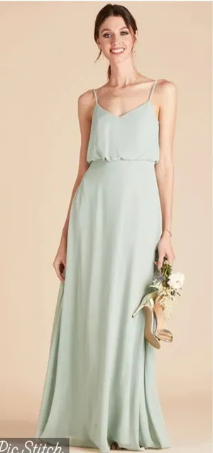 Beautiful New Birdy Grey Gwennie Sage Bridesmaid Dress thumbnail 1
