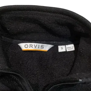 Orvis Sweater Knit Fleece Vest‎ Black S Cabin Cozy Core Gorpcore Coastal Grandpa thumbnail 3