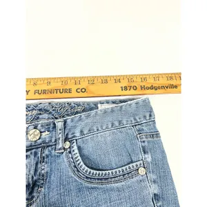 VTG‎ Tommy Hilfiger Jeans Women Sz 8 Bootcut Modern Rise Blue Denim Y2K Classic thumbnail 7
