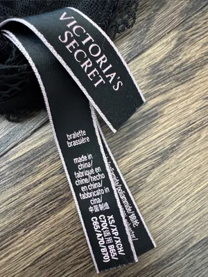 Victoria's Secret Black Lace Bralette with Racerback Detail thumbnail 3