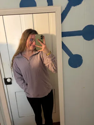 marc New York dusty pink pullover zip up  thumbnail 2