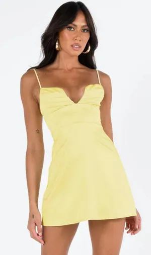 Yellow Princess Polly Dress thumbnail 1