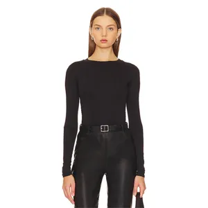 Revolve AFTM “Carson” Bodysuit in black, size small thumbnail 2