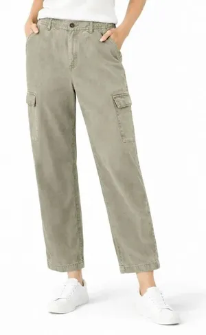 YFB Young Fabulous Broke green wide leg cargo pant size M thumbnail 1