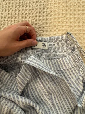 Hollister Romper Striped Blue White thumbnail 4