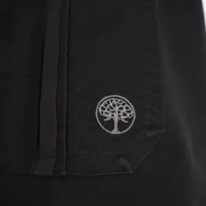 Tree Of Life Cargo Pants Women Medium Black Patch Pockets High Rise Straight Leg thumbnail 3