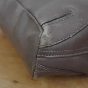 Brown Leather Tote Style Purse thumbnail 7