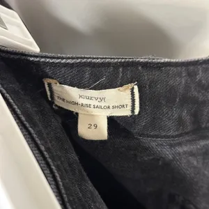 Madewell Curvy High Rise Black Sailor Shorts (Size 29) thumbnail 3