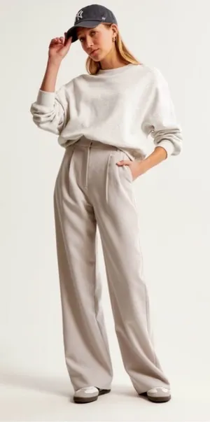 Abercrombie & Fitch Ultra High Sloane Tailored Wide Leg Pants Size 30/10 thumbnail 1