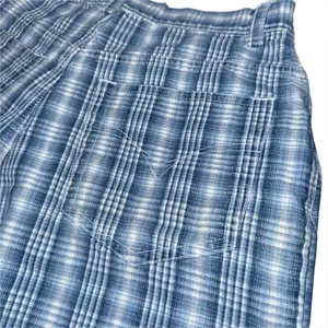 Vintage Y2K Faded Glory High Waisted Plaid Mom Shorts Cotton Womens 5/6 25 Waist thumbnail 3