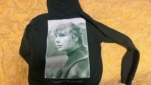 Taylor Swift Green Folklore Hoodie thumbnail 1
