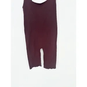 FP Free People MOVEMENT Biker Short One‎ Piece Size M/L Burgundy Sexy Active Gym thumbnail 3