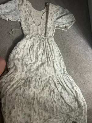 floral maxi dress White Size XS thumbnail 2