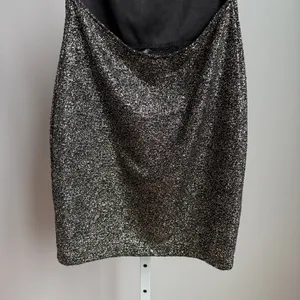 Symphony sz M black gold specked backless mini‎ party dress thumbnail 8