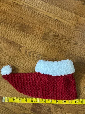 Red Knit Holiday Slippers thumbnail 4