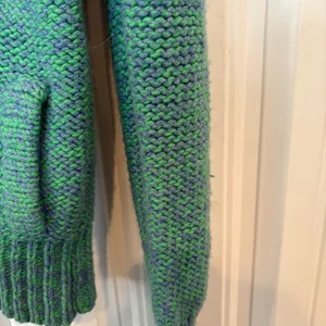American Eagle Green Marled‎ Knit Button Front Cardigan Size Small thumbnail 5