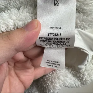Patagonia White Los Gatos Vest‎ Size Large thumbnail 5