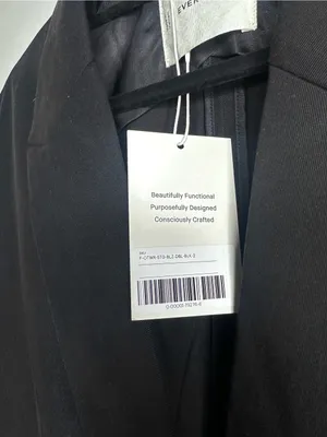 Everlane Double-Breasted Blazer Blazer In Buttersmooth NWT Size 2 thumbnail 6