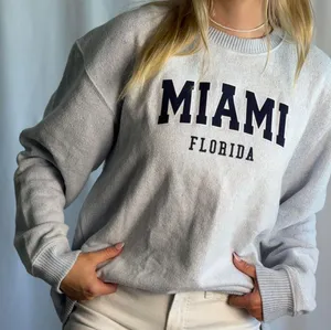 Miami Crew Neck Sweatshirt Blue Size XL thumbnail 1