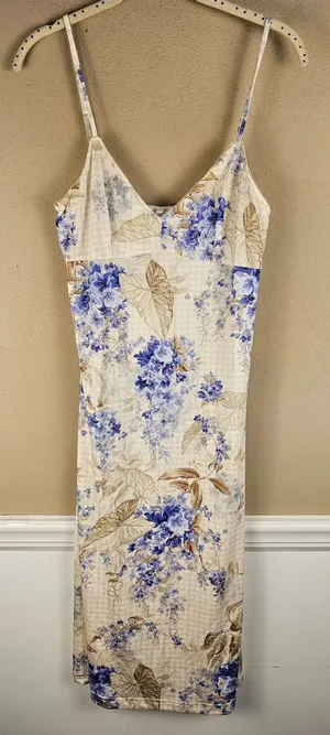 Zimmermann Womens Dawning Flutter‎ Midi Dress SLIP ONLY 1 Medium thumbnail 1