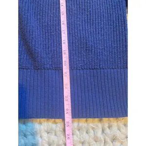 Lululemon merino wool blue v neck sweater size xl/xxl thumbnail 6